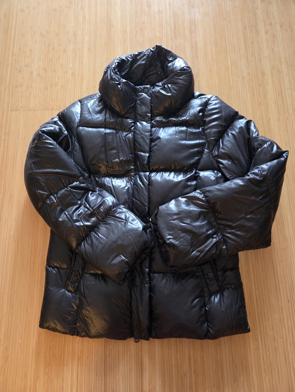Vintage THE GAP Black Puffer Jacket - Women's Insulated Jacket. 90% Down Filling